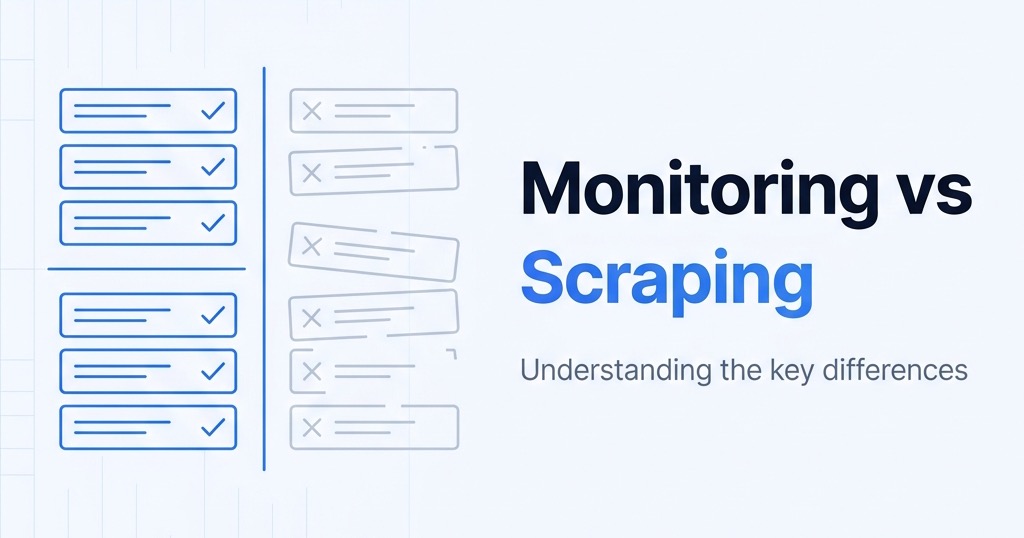 Reddit Monitoring vs Reddit Scraping: What's the Difference?