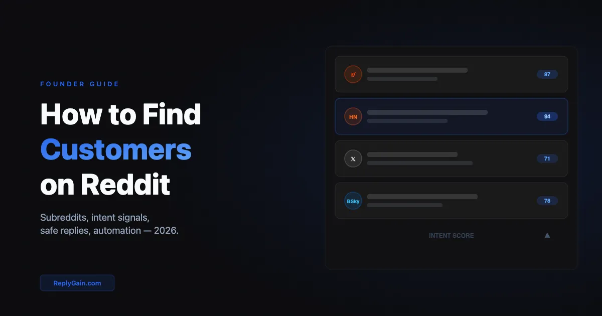 How to Find Customers on Reddit in 2026 — A Founder's Guide