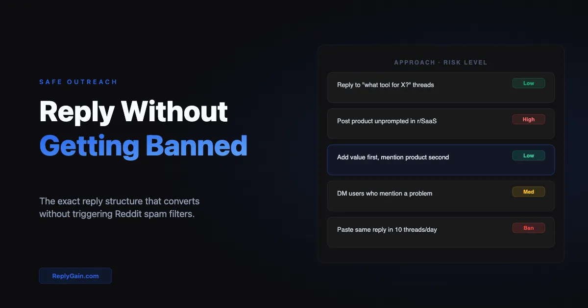 How to Reply to Reddit Posts Without Getting Banned